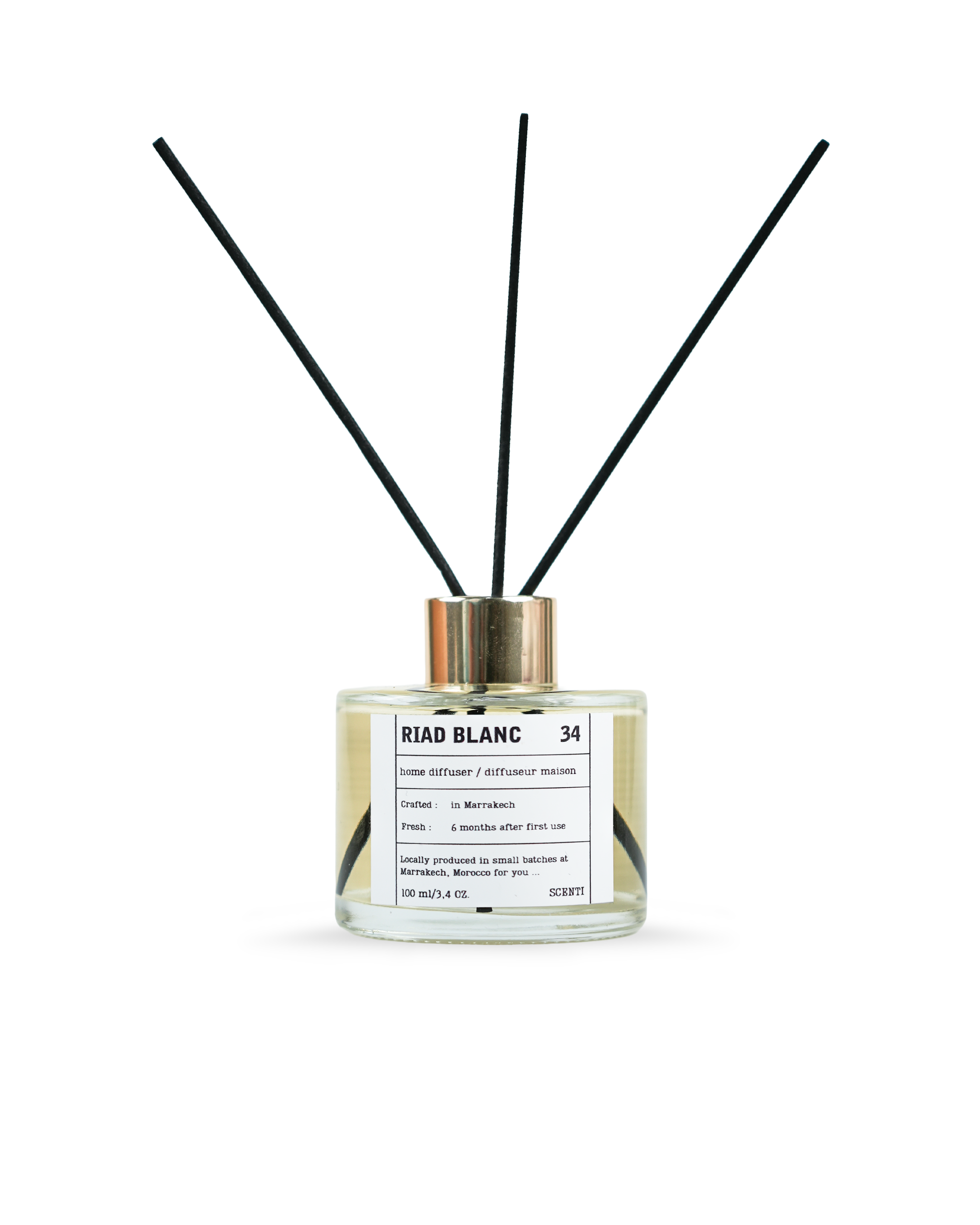 Diffuseur à Bâtonnets – Riad Blanc 34